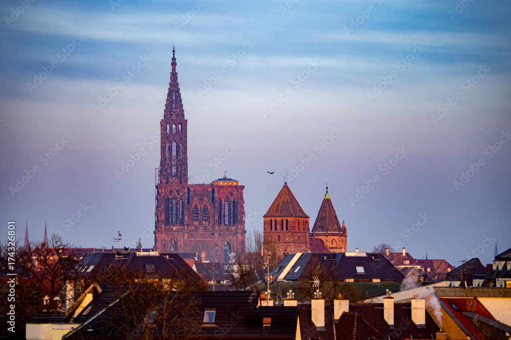 Obraz premium Cathédrale de Strasbourg