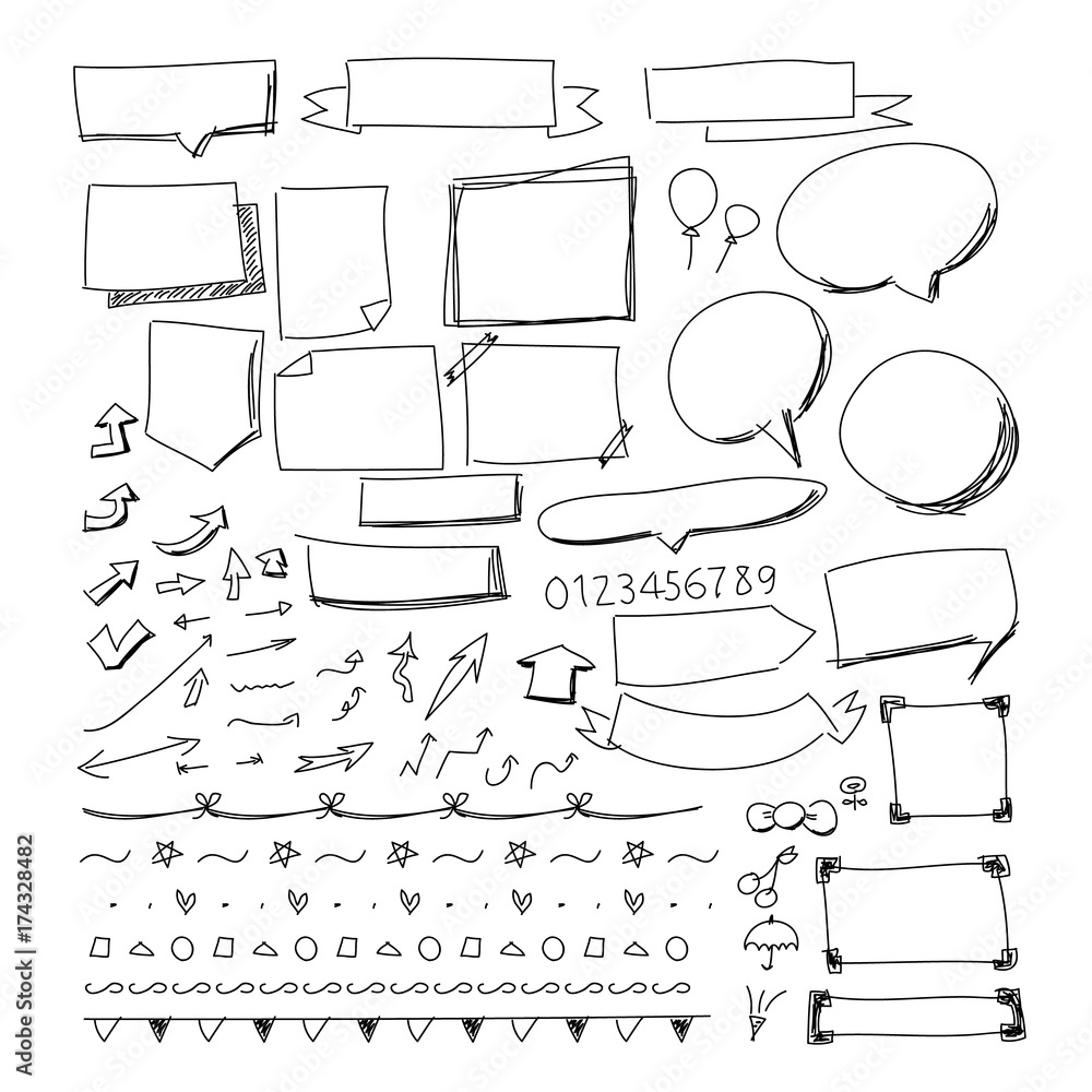 Obraz premium 落書き