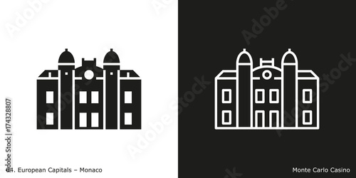 Monte Carlo Casino Icon, Monaco