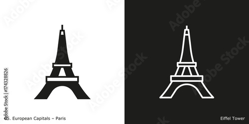 Eiffel Tower Icon, Paris