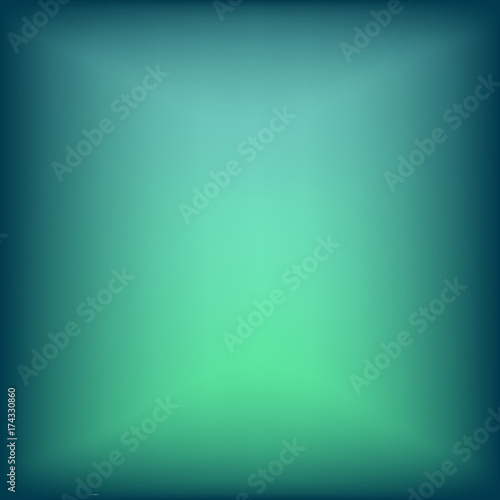 Turquoise abstract background.Blur gradient