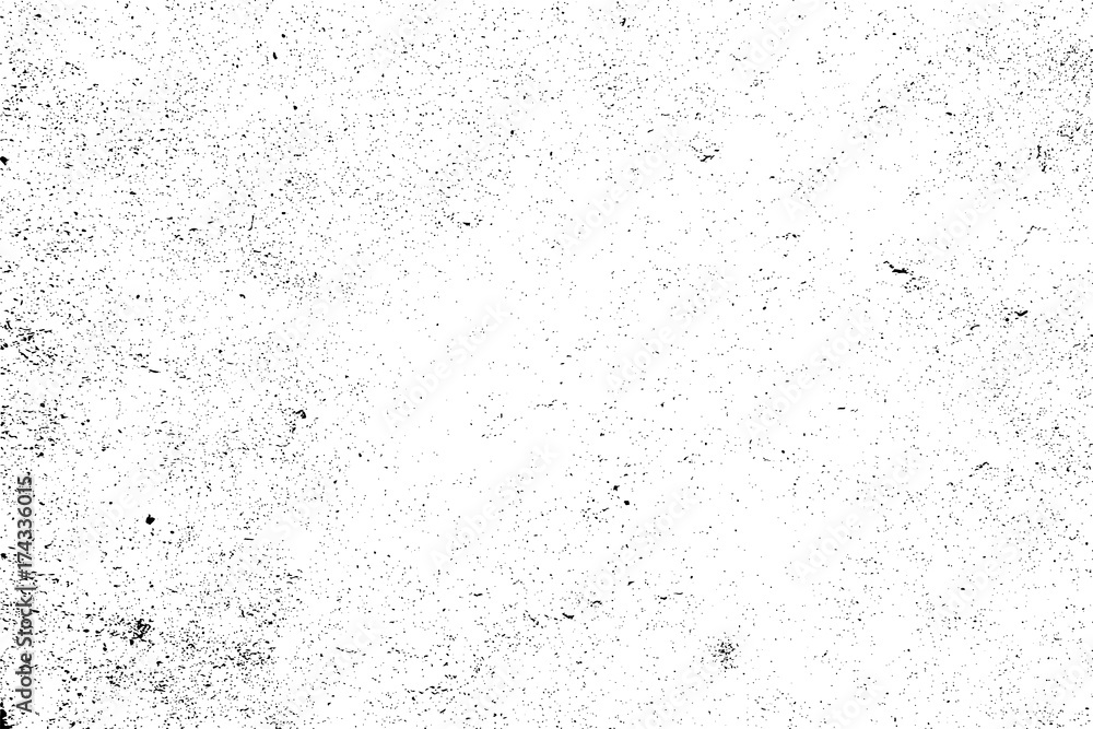 Distressed halftone grunge black and white vector texture -texture of concrete floor background for creation abstract vintage effect with noise and grain