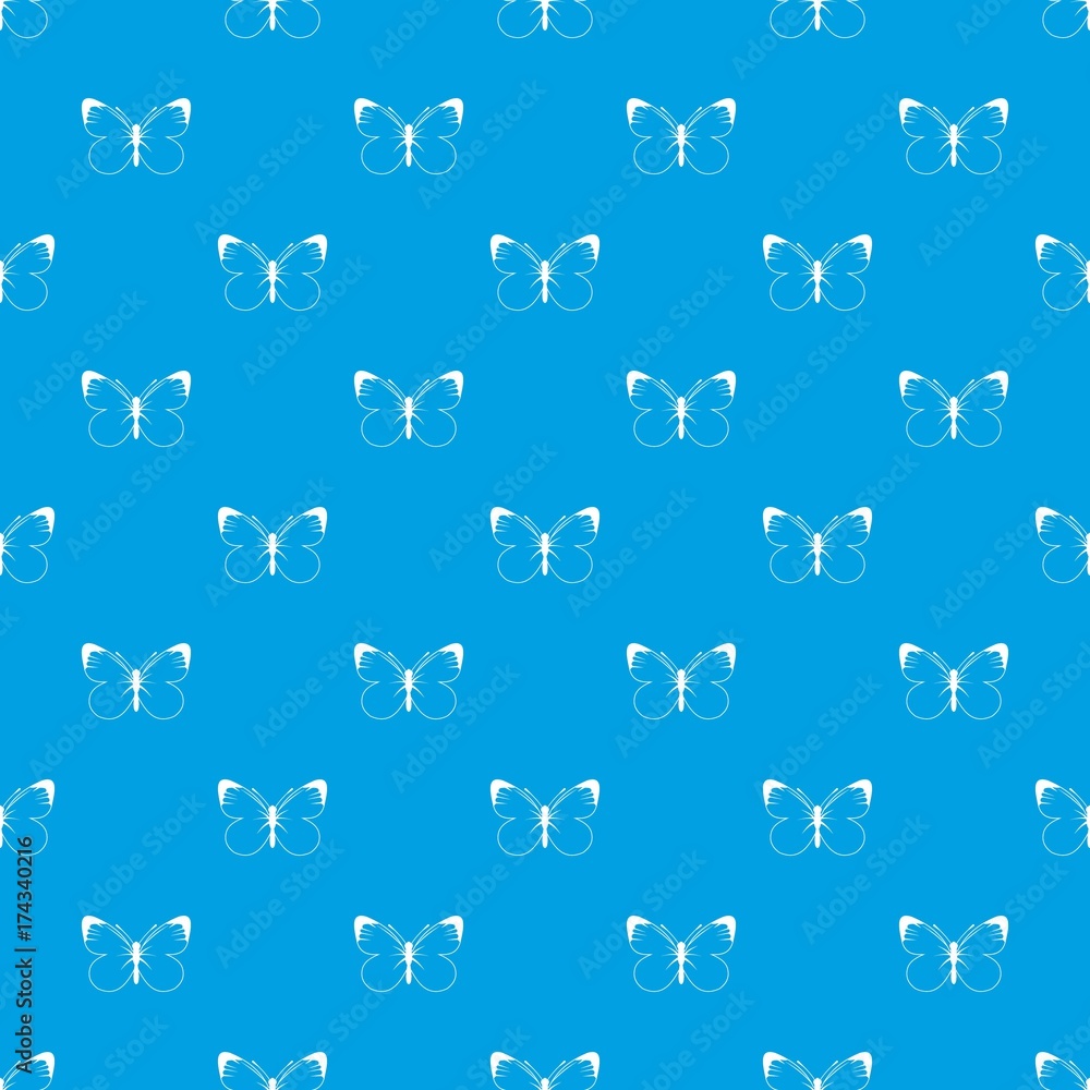 Butterfly pattern seamless blue Butterfly pattern seamless blue