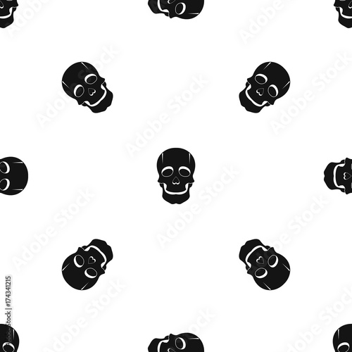 Singer mask pattern seamless black