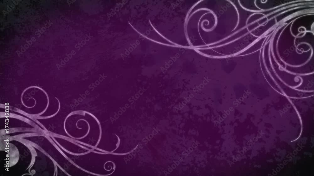 Flourish Grunge Background - Purple Flourish Grunge Background - Purple