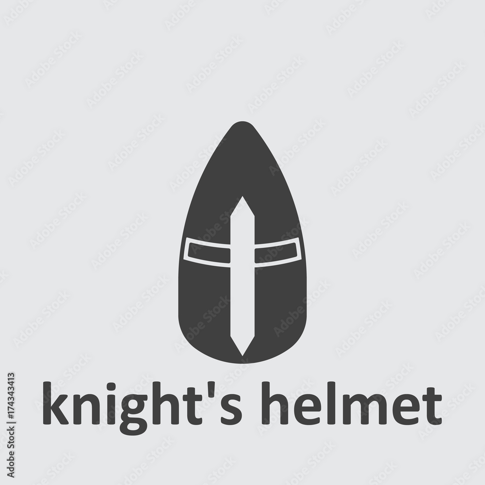 Metallic Knight's Helmet icon Metallic Knight's Helmet icon