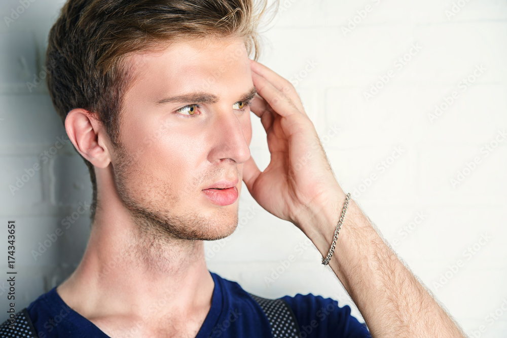 Obraz premium handsome caucasian man