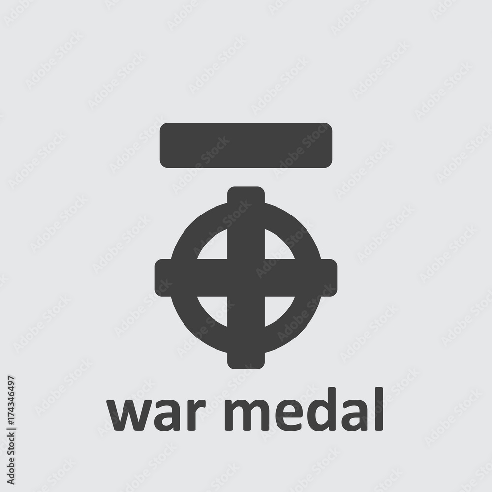 Obraz premium Vector war medal Icon
