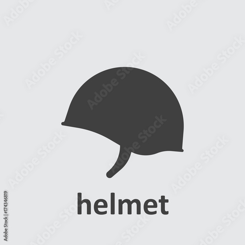 Soldier helmet icon