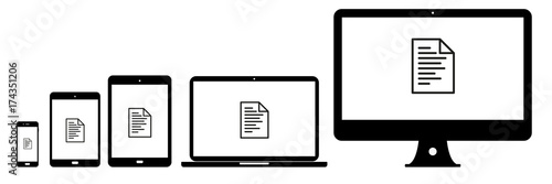 Geräte - Dokument mit Text