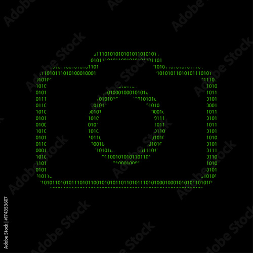Hacker - 101011010 Icon - Fotokamera