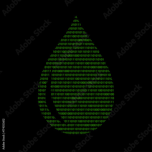 Hacker - 101011010 Icon - Regentropfen