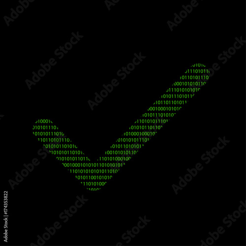Hacker - 101011010 Icon - Haken