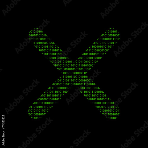 Hacker - 101011010 Icon - Kreuz