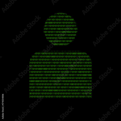 Hacker - 101011010 Icon - Avatar