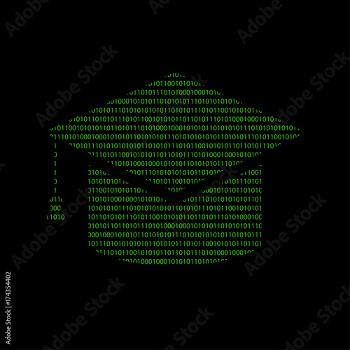 Hacker - 101011010 Icon - Doktorhut