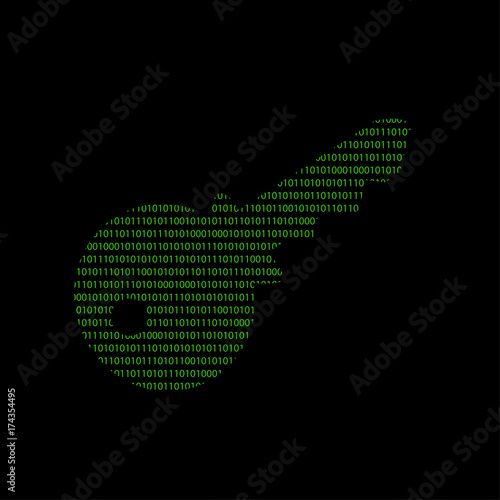 Hacker - 101011010 Icon - Schlüssel - Sicherung