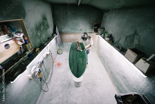 Shaping surfboards