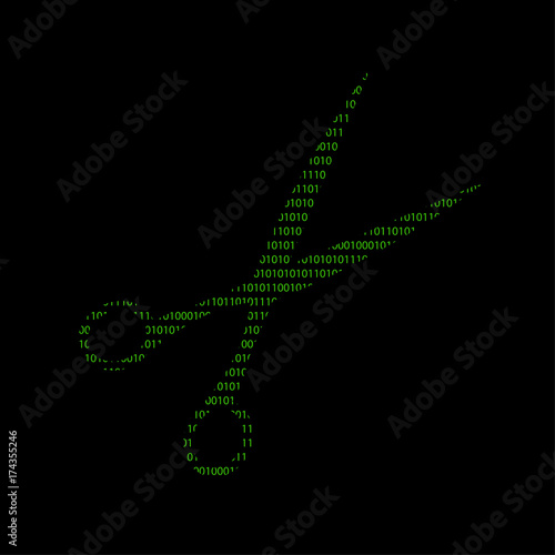 Hacker - 101011010 Icon - Bastelschere