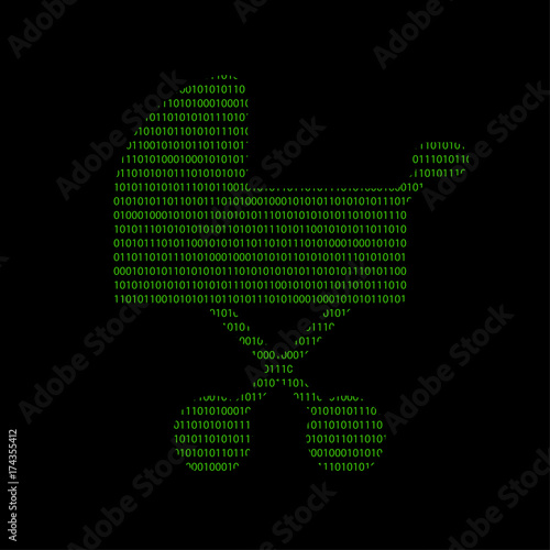 Hacker - 101011010 Icon - Kinderwagen
