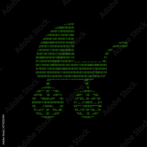 Hacker - 101011010 Icon - Babywagen