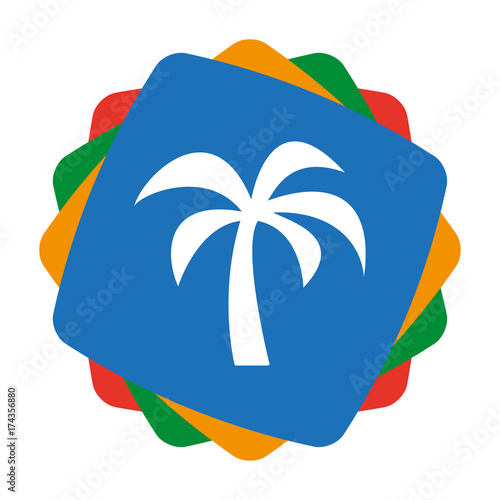 App Icon bunt - Palme