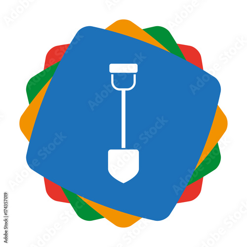 App Icon bunt - Schaufel