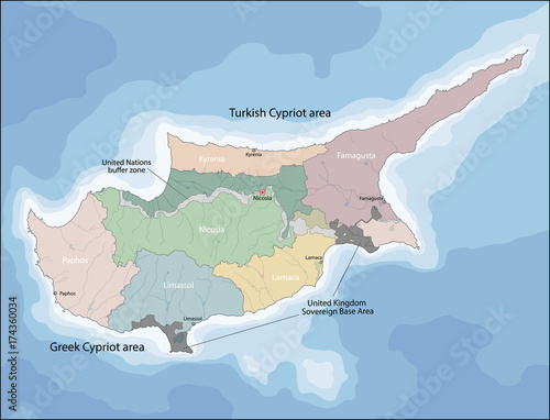 Map of Cyprus