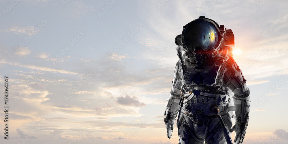 Adventure of spaceman. Mixed media Adventure of spaceman. Mixed media