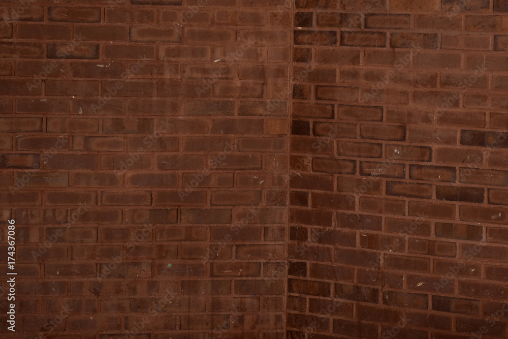 Naklejka premium Dark Brick Wall Texture Background