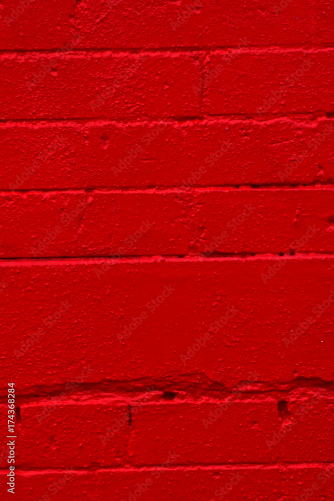 Obraz premium Red Painted Brick