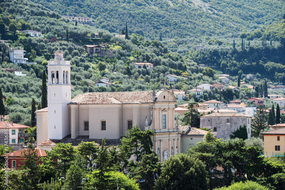 Parrocchia Church, Malcesine, Garda Lake, Italy, Europe