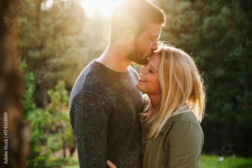 Woodsy Engagement shoot photo