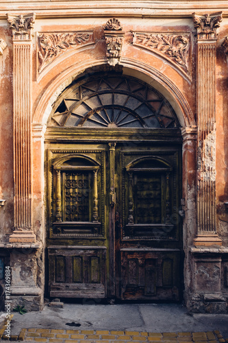 Very Old Door in Novi Sad, Serbia photo