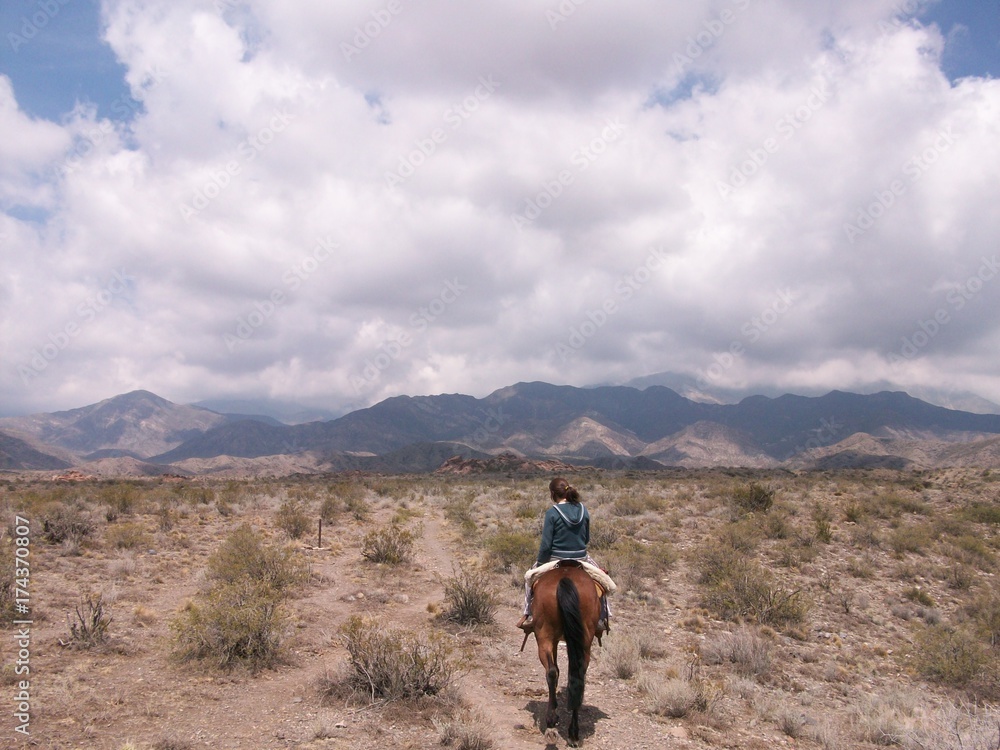 Cabalgata en Mendoza, Argentina