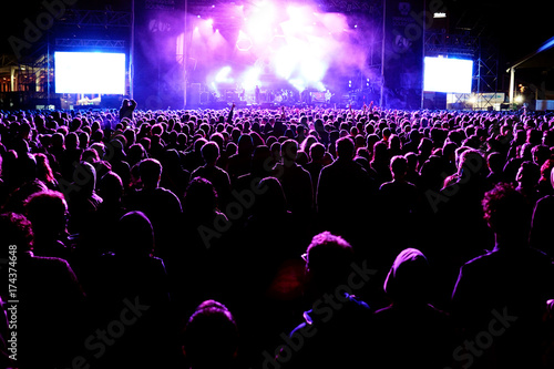 crowd in a concert