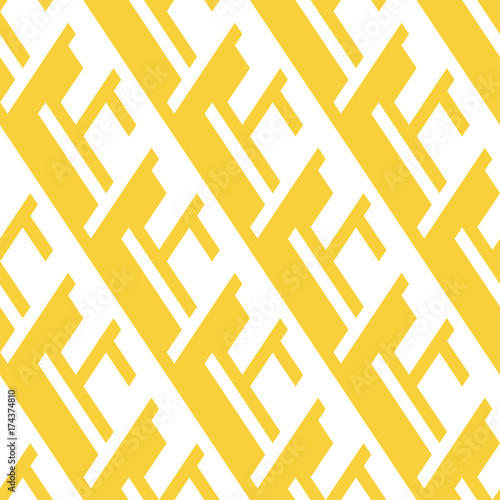 Bold pattern with architectural motifs