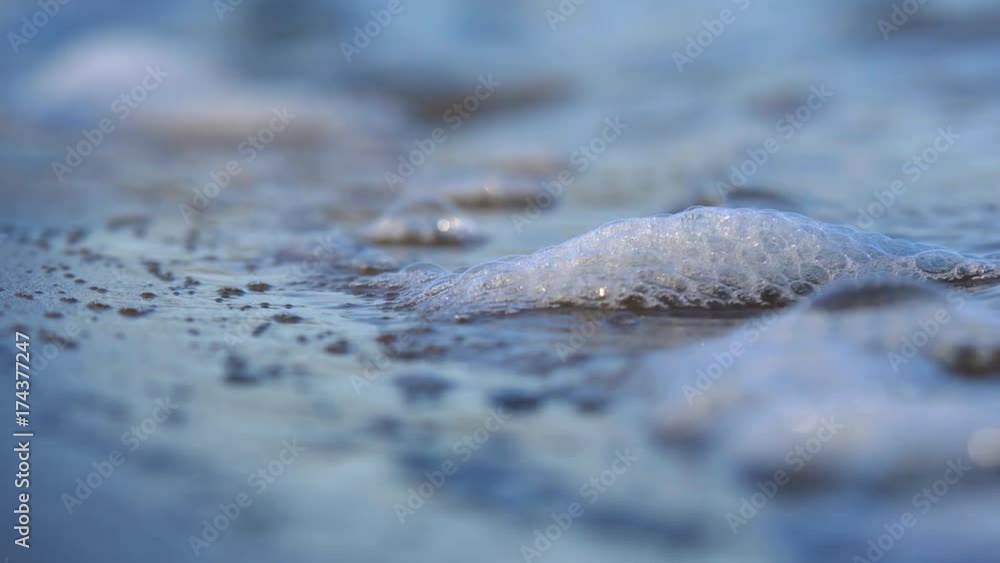 Waves on the Water in the Lake The peaceful quiet ripples on the water summer lake Waves on the Water in the Lake The peaceful quiet ripples on the water summer lake