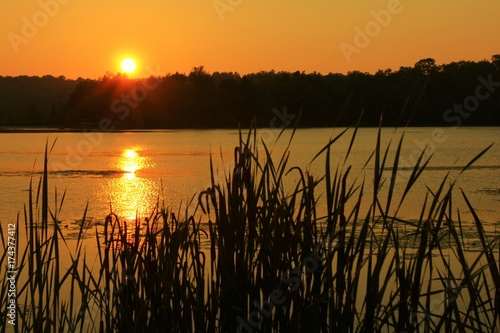 Lake Sunset in Maine