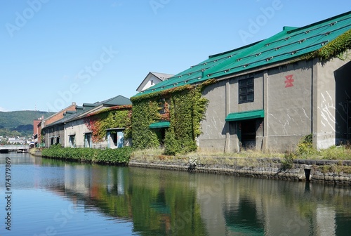 北海道の観光地　小樽運河 © momo2oki