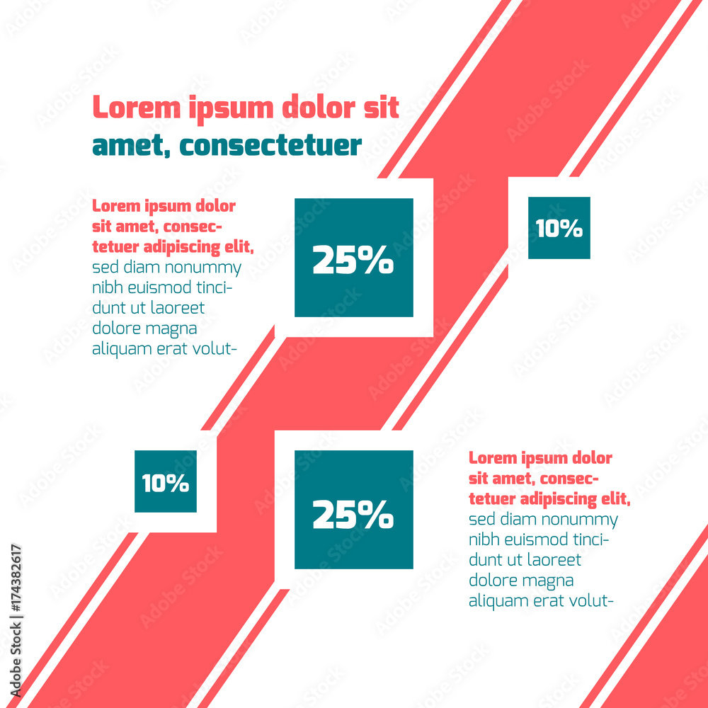 Flat design infographic Flat design infographic
