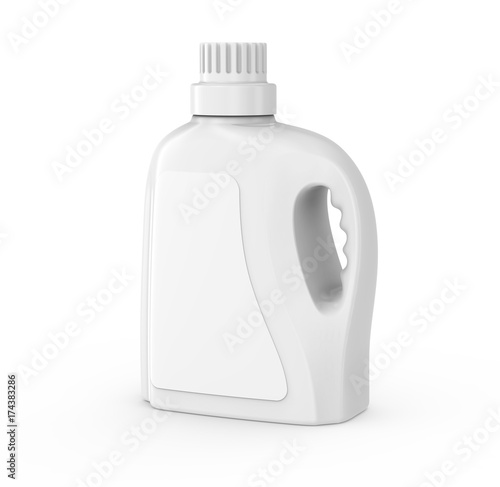 Laundry detergent container mockup