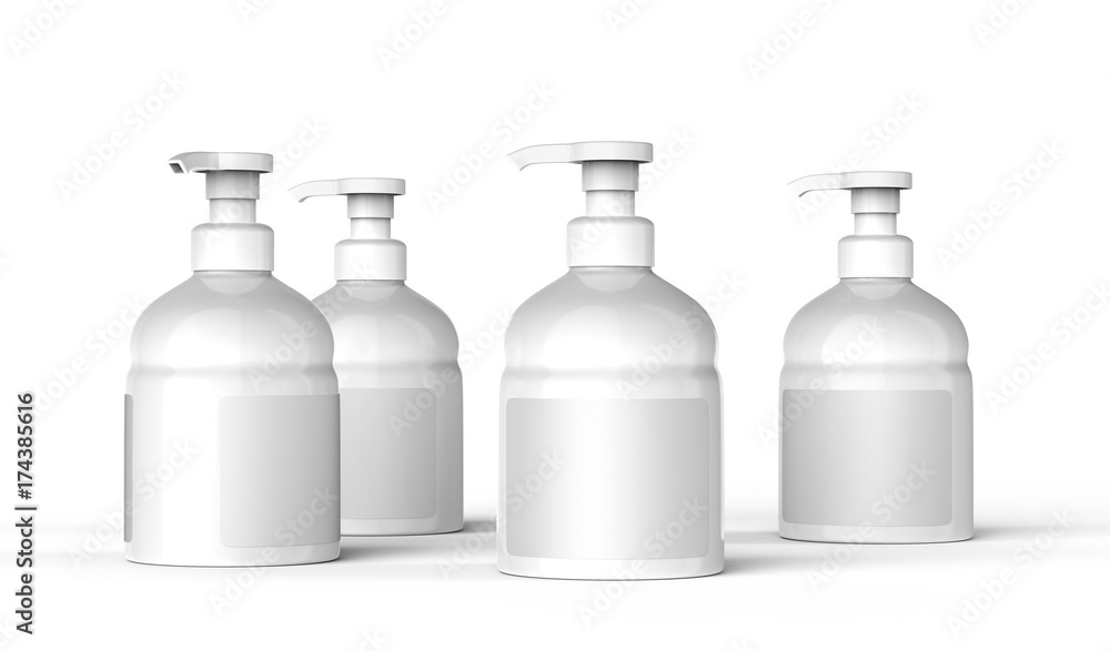 Liquid soap or lotion bottle Liquid soap or lotion bottle