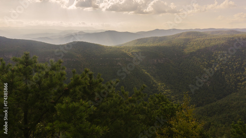 A view of the Linville Gorge in Western North Carolina.