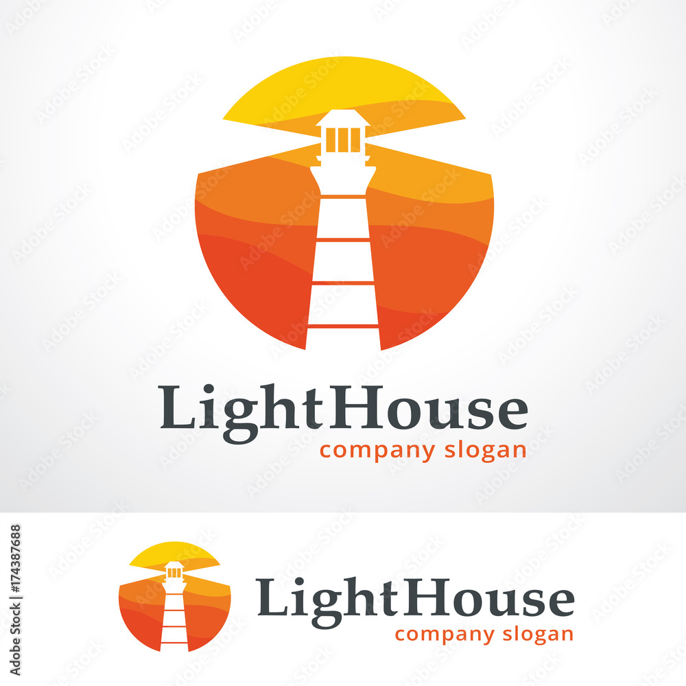 Light House Logo Template Design Vector, Emblem, Design Concept, Creative Symbol, Icon Light House Logo Template Design Vector, Emblem, Design Concept, Creative Symbol, Icon
