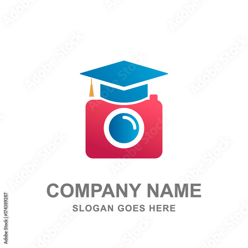 Photography Class Education Logo Vector 
