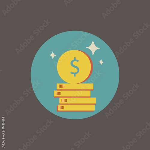 Illustration of financial vector set