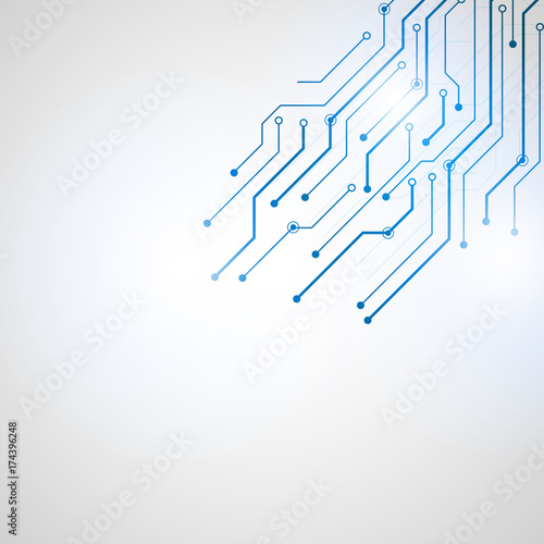 Abstract technological background. Structure square pattern backdrop. Vector illustration