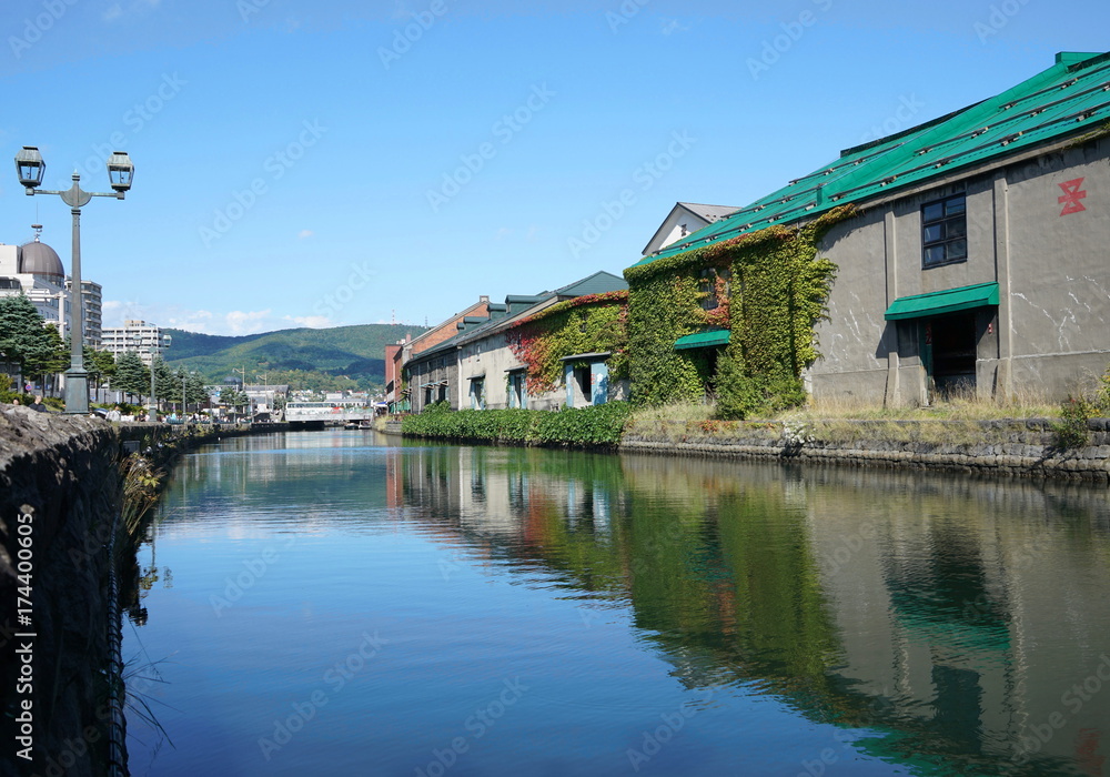 北海道の観光地 小樽運河 北海道の観光地 小樽運河