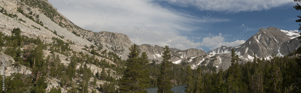 Backpacking in Mammoth Lakes during July 4